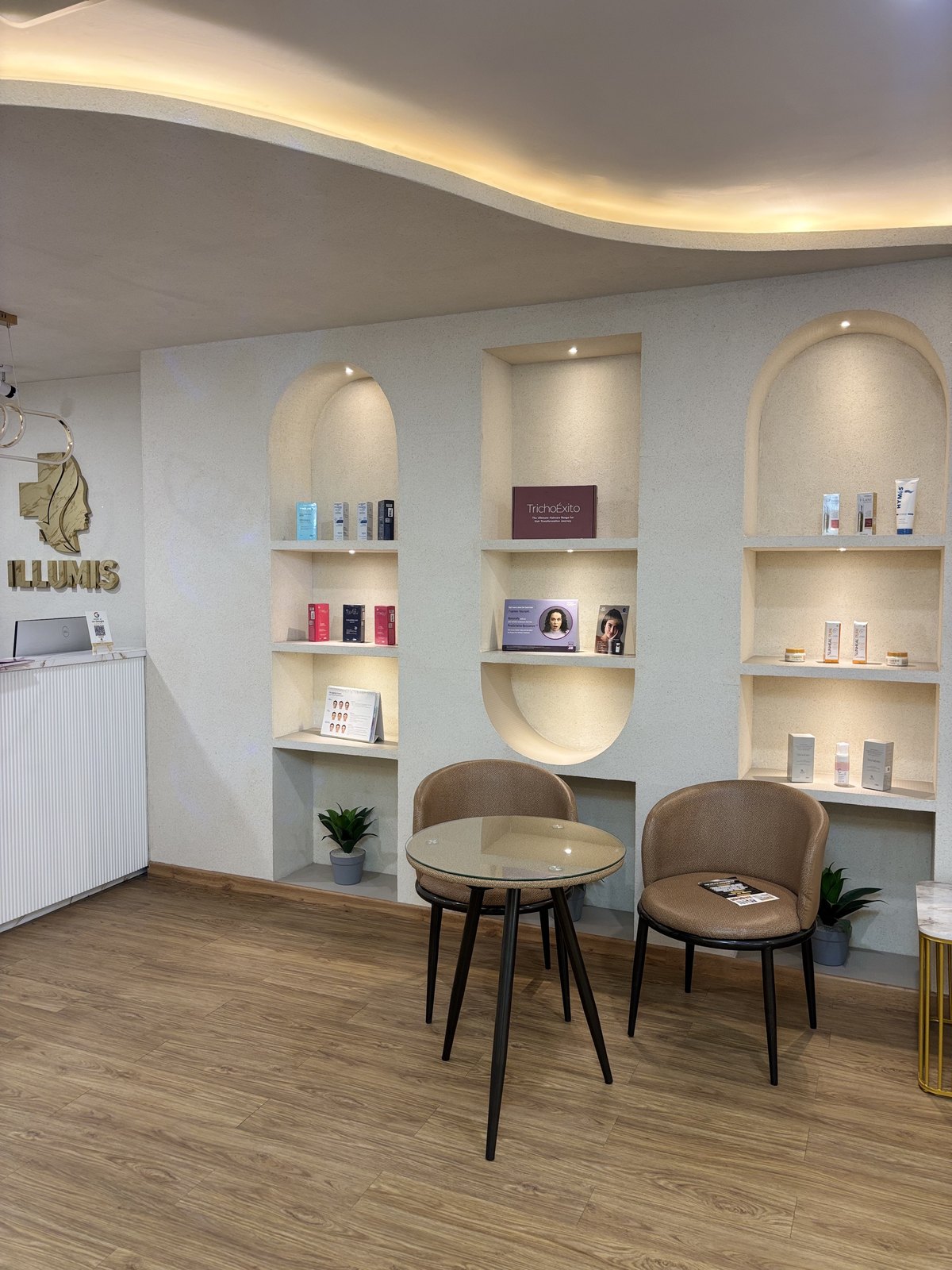 Reception area at an Illumis clinic