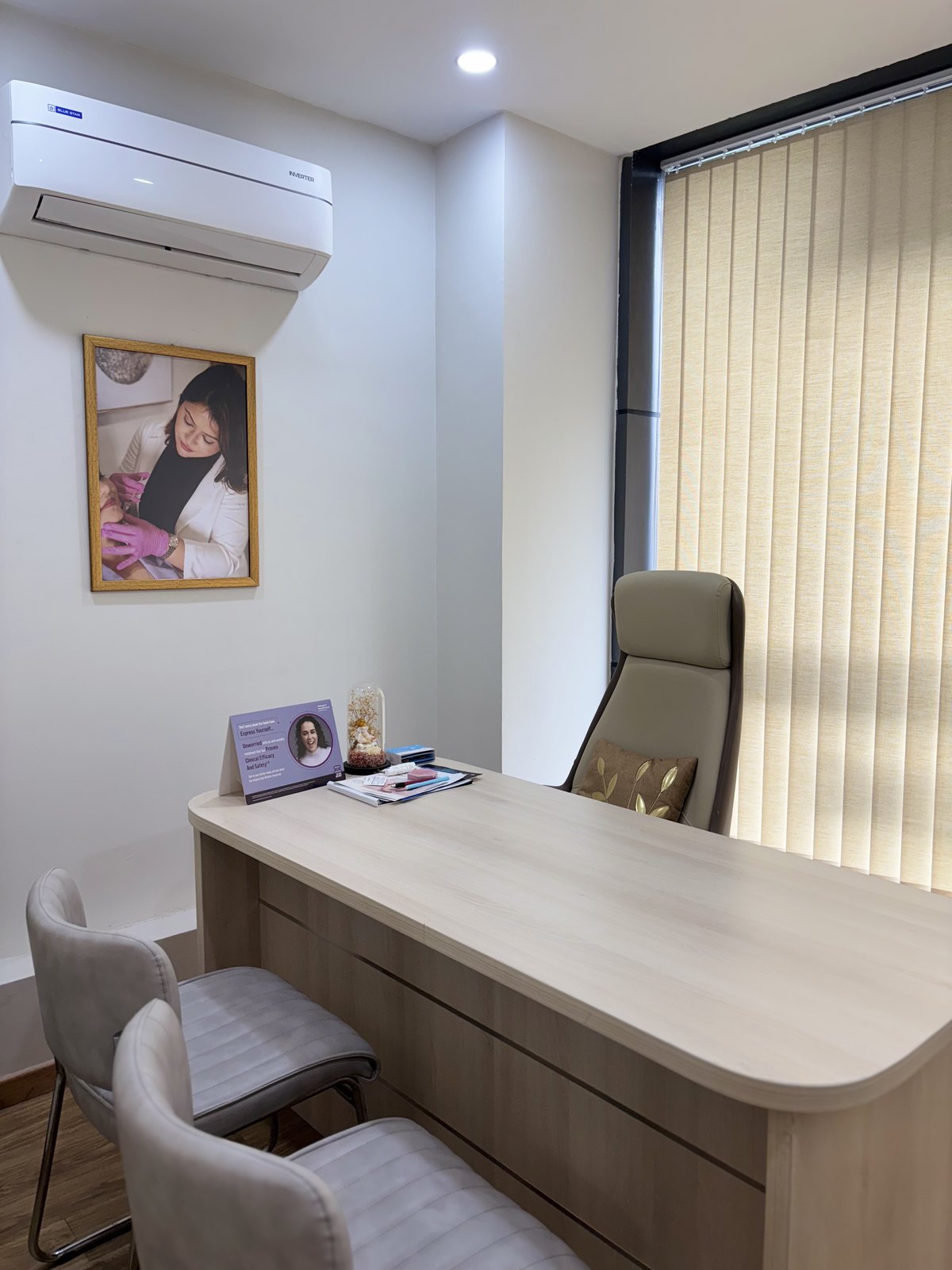 A private consultation room at Illumis Aesthetic Clinic